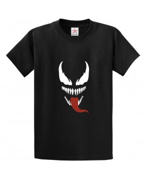 Venomous Tongue Monster Unisex Kids and Adults T-Shirt for Sci-Fi Movie Lovers